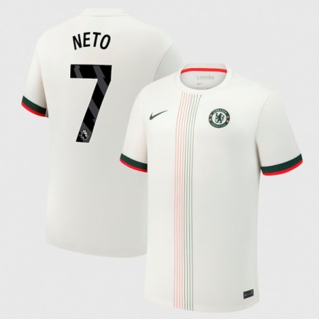 Jalkapallo Peliasut Chelsea Pedro Neto 7 Vieras Pelipaita 2025-26 Lyhythihainen